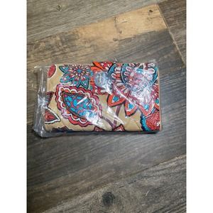 Vera Bradley Turnlock Wallet Desert Floral 21951-k17 MSRP 54.00